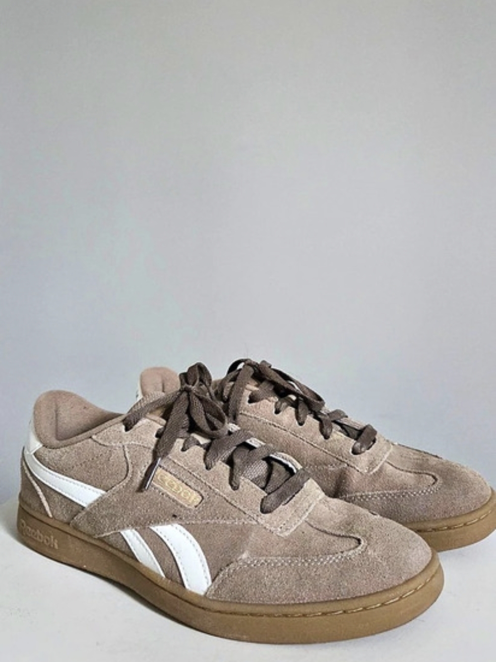 Reebok Club C 85 Suede Sneakers in Brown & White US 8.5 N/A